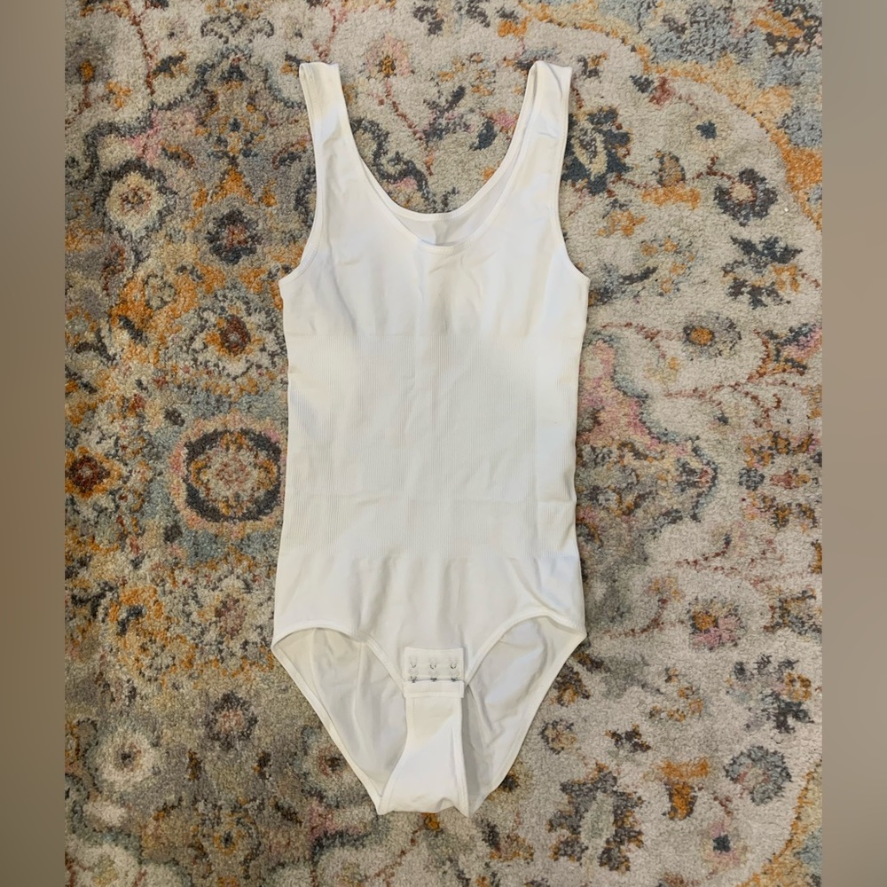 Waist trainer bodysuit